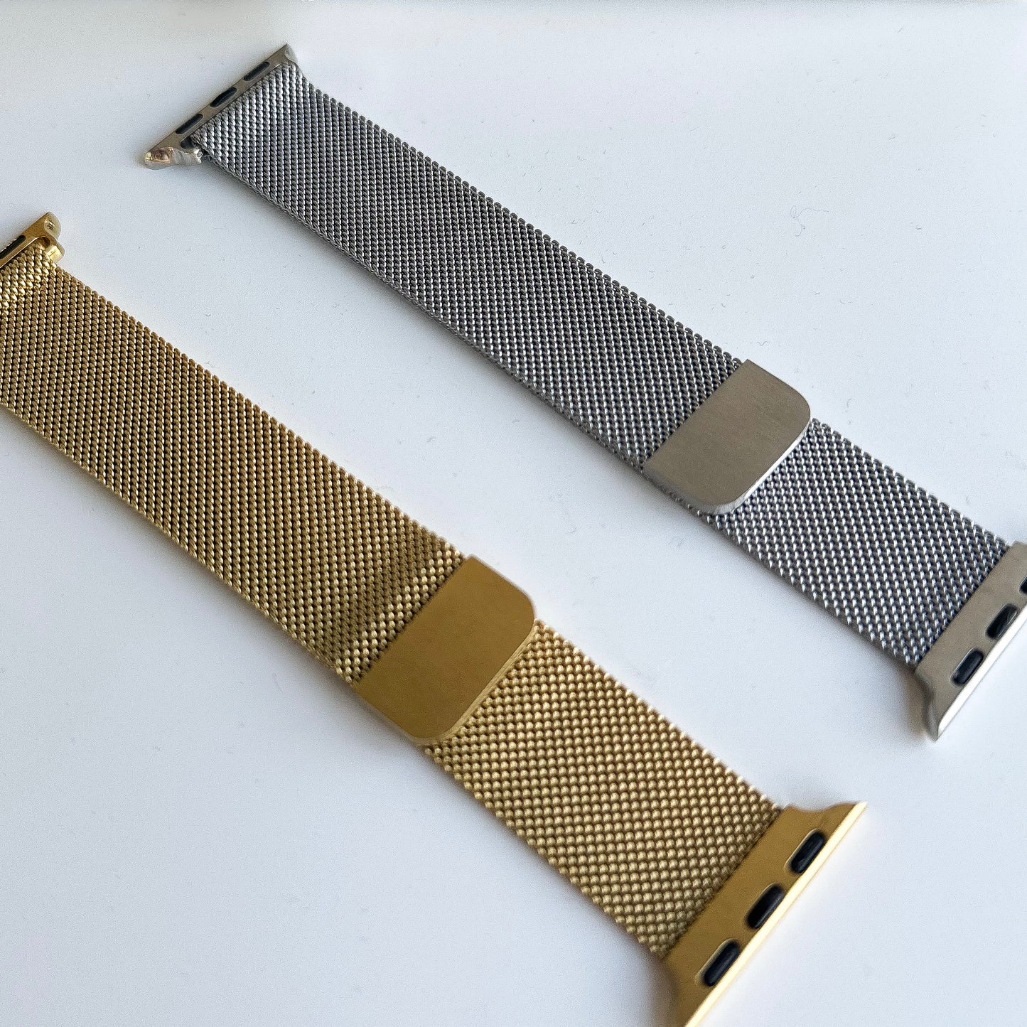 LAUREN MESH MILANESE LOOP APPLE WATCH STRAP - GOLD